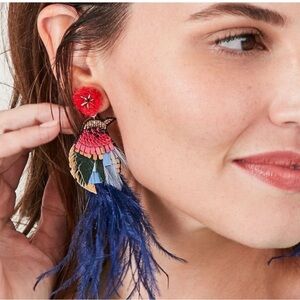 Stella and Dot Marlo bird earrings
